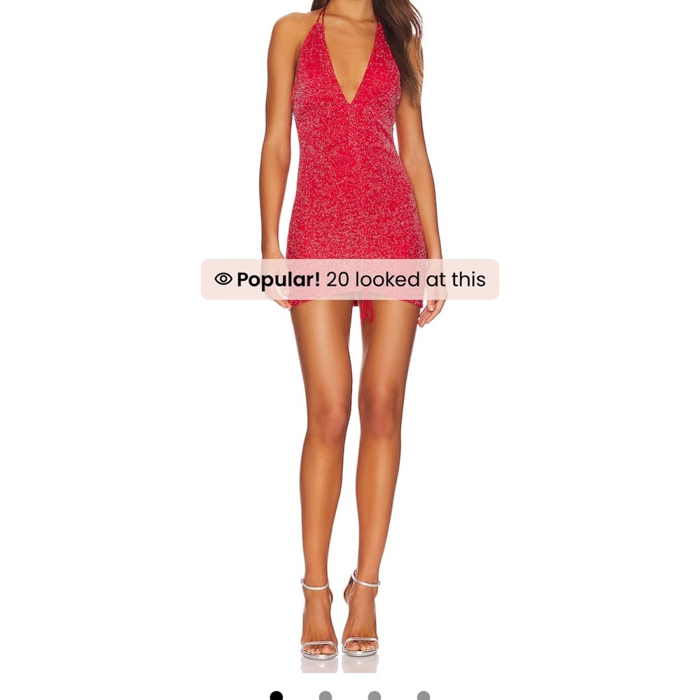 Red Superdown dress